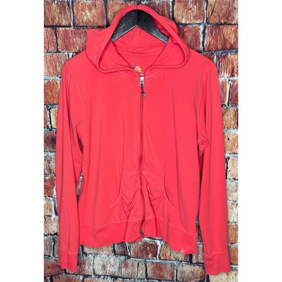 Nike ACG Full Zip Hooded Women's Large 12-14 Pink Athletic Stretch Jacket - Picture 1 of 6